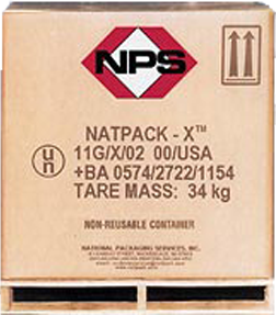 Natpack-X™ Disposable Corrugated Containers