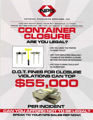 Container Closure – Are You Legal